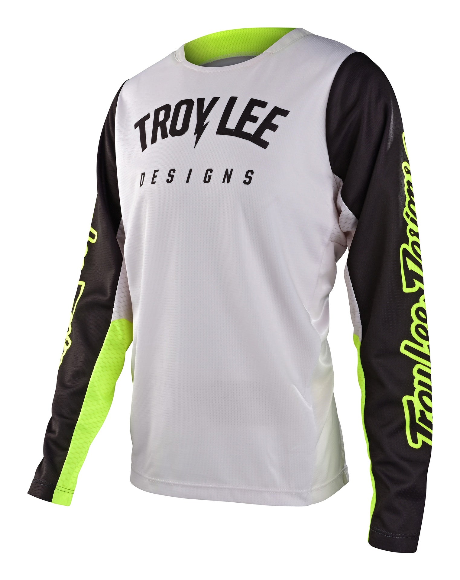 Jersey para niño Troy Lee Designs Gp Pro Boltz Fog / Flo Yellow